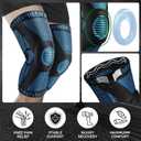 NEENCA Professional Knee Brace, Compression Knee Support with Patella Gel Pad & Side Stabilizers, Medical Knee Sleeve for Pain Relief, ACL,PCL, Meniscus, Injury Recovery, Arthritis, Sports, Workout