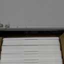 OlarHike 97QT Stackable Storage Bins with Lids - Folding Storage Box with Doors and Wheels, Collapsible Plastic Storage Drawers for Closets and Organization, Garage, Office, Cabinet, 4 Pack Cubes