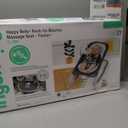 Ingenuity Gas Relief and Anti-Colic Baby Bouncer Seat and Rocker, Gentle Belly Massage to Relax and Soothe Bellies, Instant Tummy Soother, 20 Songs and Melodies – Parker