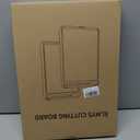 Cutting Board for Kitchen, Stainless Steel Cutting Board Double Sided, 304 Stainless Steel and Wheat Straw PP, Food-Grade, Scratch-resistant, Large Size 17.112.4"