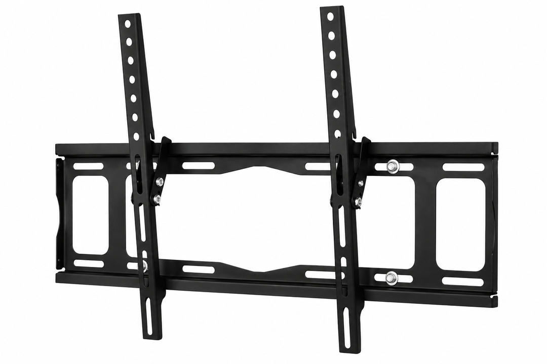 Tilting TV Wall Mount for 32"–85"+ (81–216 cm+) TVs, Includes 6FT 4K Ready HDMI Cable & Level, Black