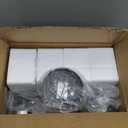 Unicozin 2 Light Vanity Lights, Black Wall Sconce Light with Clear Glass, Bathroom Light Fixtures, Wall Lights for Mirror, Living Room, Bedroom, Hallway, E26 Base (Bulbs Not Included)