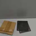 SALUINOKI 1/4 Square Steel Plate Base 6x6 for Tile, Hot Rolled Weldable A36 Flat Metal Plate Sheet 6 inch with Holes 2 Pack