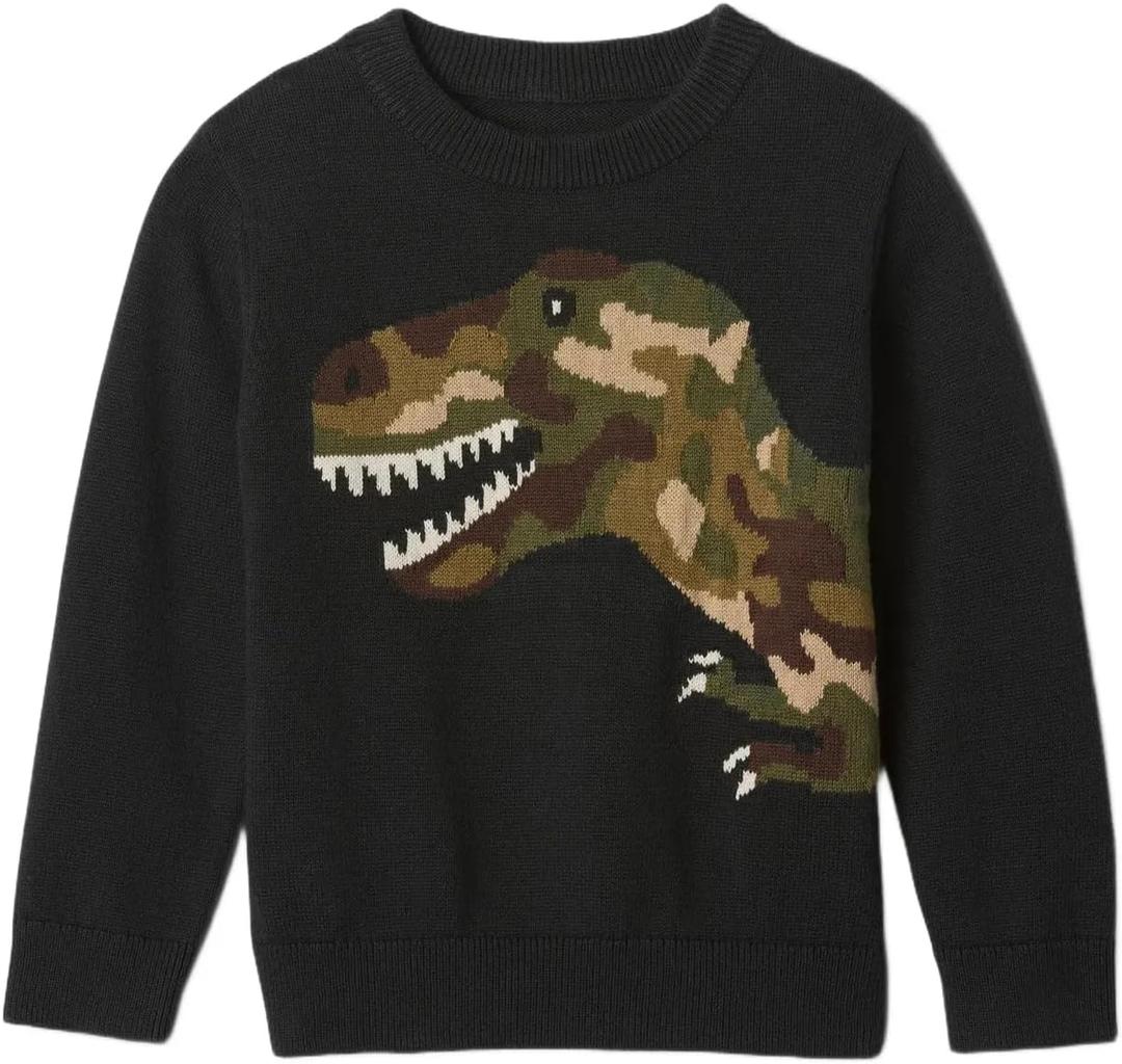 GAP Baby Boys' Intarsia Sweater (18-24 Months, Moonless Night)