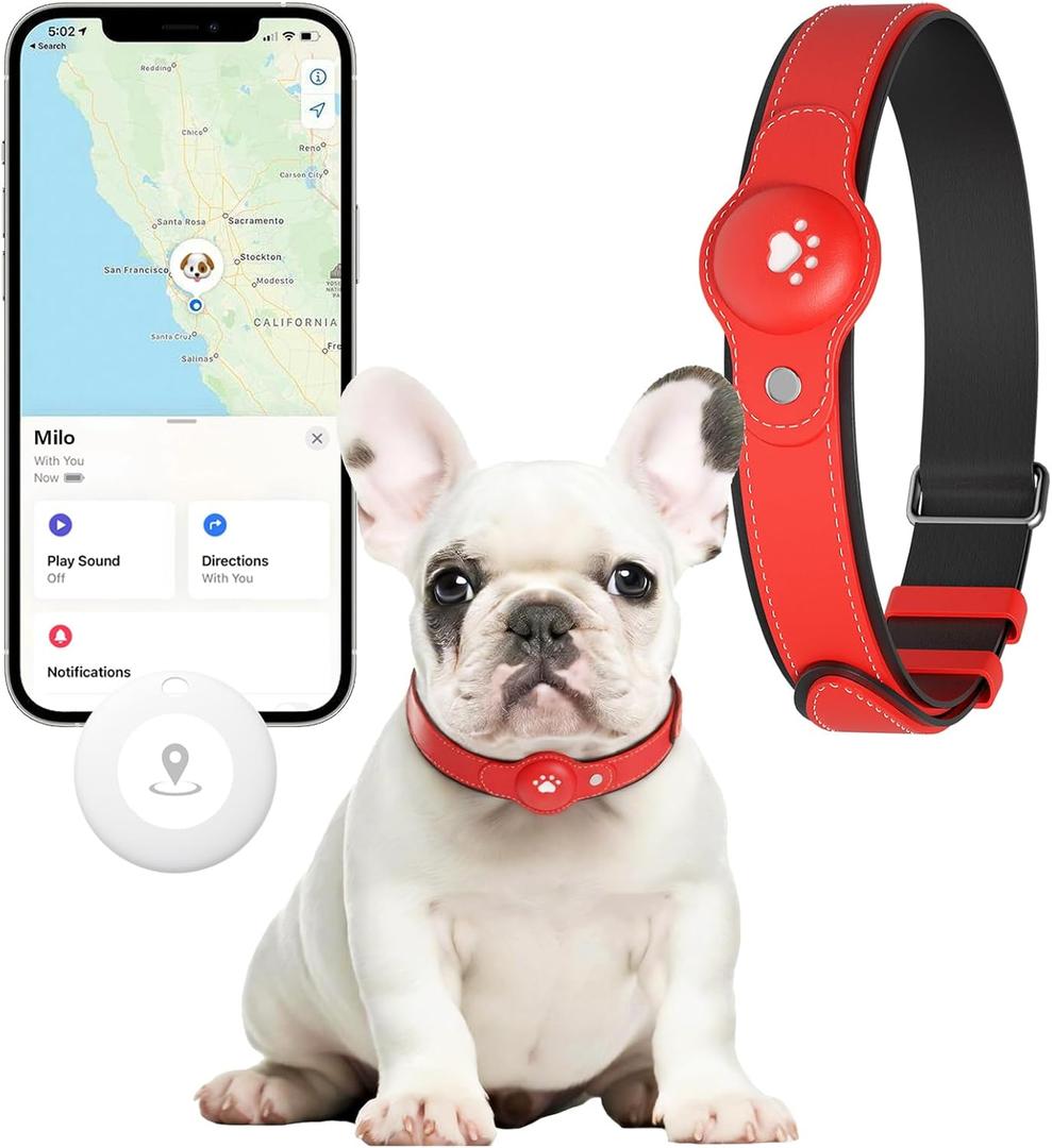 2in1 GPS Tracker for Dogs & Cats: Smart Collar with Real Timed