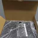 Large Bamboo Box with Combination Lock  Decorative Boxes with Removable Tray Kit, Airtight Glass Jars & Storage Accessories, Wooden Storage Kit for Home Use (Black)