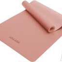 YOTTOY Yoga Mat,Non-Slip Hot Yoga Mat with Anti-Tear Design and Friendly Natural Rubber Mat with Strap and Bag (Pink)