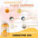 COQ10 Gummies - CoQ10 500mg + Omega-3 EPA/DHA + Magnesium Glycinate + Zinc Citrate, to Support Heart Health, Energy Production, Immune System & Mineral Absorption, 30 Servings (60 Count (Pack of 1))
