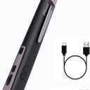 Plima Ergonomic Pen Mouse 2.0 - Dual Mode Bluetooth & 2.4G Wireless Optical Stylus Natural Pen-Tip Press-to-Click Design Pocket-Sized for Laptop, iWindows 7/8/10/11, Android, Linux, Mac OS(Purple)