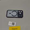 Designed for iPhone 17 Pro Case, Compatible with MagSafe, [Camera Protection] [15FT Military Drop Protection] Shockproof Translucent Matte Anti-Slip Phone Case, 6.3", Deep Blue