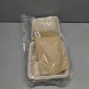 Compostable Clamshell Take Out Food Containers, 3-Compartment To Go Boxes for Food with Greaseproof Paper & Tamper Stickers - Heavy Duty, Microwave Safe (48, 8 Inch)