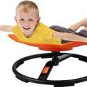 VEVOR Elephant Kids Swivel Chair, 220 LBS Capacity, 360 Spinning Chair, Autistic Kids Sensory Toy with Non-Slip Metal Base, Toddler Sit and Spin for Coordination Balance Focus Orange