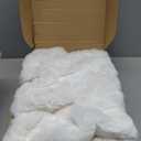 UGG Euphoria Faux Fur Throw Blanket, Warm Fluffy Throw for Couch or Bed, Luxury Bedroom Decor, Fluffy Blankets, Machine Washable, 50-inch x 70-inch, White Snow