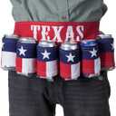 Calhoun Unisex Themed Fourth of July USA Americana Patriotic Beverage Beer Belt (Texas)