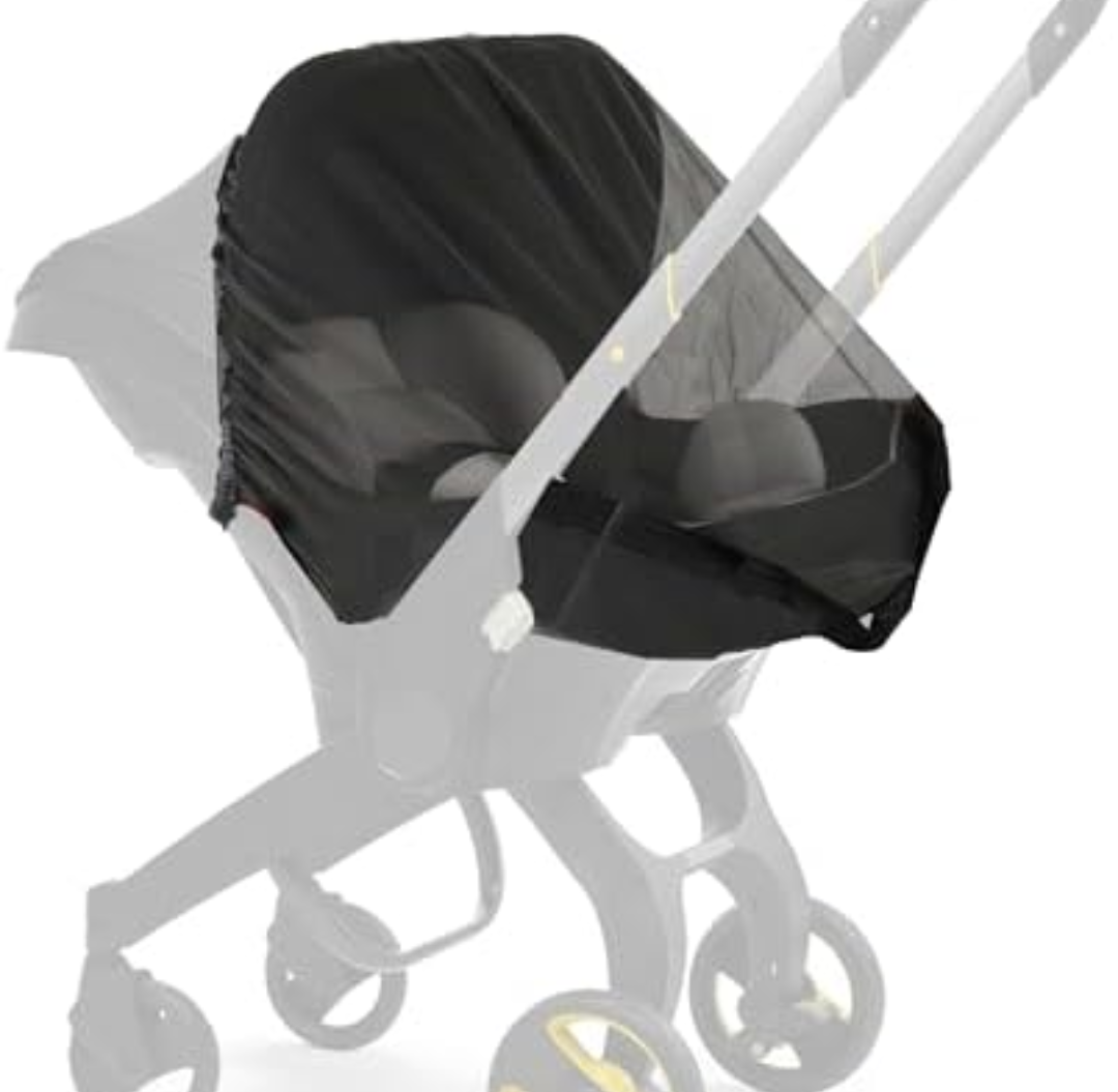 Pack Of 2 LuQiBabe Baby Stroller Insect Net & Mosquito Cover Compatible with Doona Car Seat & Stroller Mosquito Net Cover for Baby Car Seats