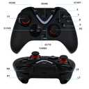 ROTOMOON Wireless Game Controller with LED Lighting Compatible with Xbox One S/X, Xbox Series S/X Gaming Gamepad, Remote Joypad with 2.4G Wireless Adapter, Rechargeable Battery