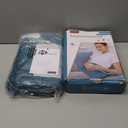 Comfytemp Weighted Heating Pad for Back & Period, FSA Eligible Electric Heat Pad, Birthday Gifts for Women Men Mom Dad & Mother Day Gift, 2.2 lb HSA Neck Shoulder Heated Pad, 2H Auto-Off, 12x24 (Navy Blue)