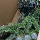 5 FT Pre-lit Mannequin Artificial Christmas Tree Hinged Dress Form Xmas Tree with 465 Branch Tips