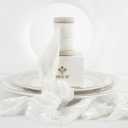 MEEDEE White Velvet Ribbon 2 Inch Frayed Edge Ribbons 2 Rolls 4 Yards Crinkle Crushed Ribbons White Velvet Ribbon for Christmas Tree, Gift Wrapping, Holiday Decor, Wedding Favors