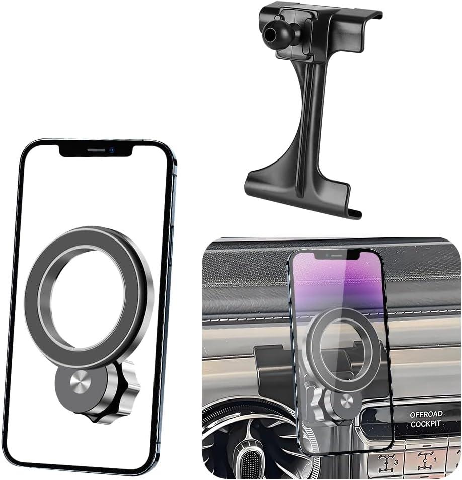 Car Magnetic Phone Mount for Mercedes Benz G-Class 2025 2026 G550 G580 G63 W463 G Wagon Auto Interior Accessories Best Cellphone Holder Mobile Cradle Cell Phones Navigation Charging Stand