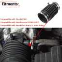 RLB-HILON Air Intake Hose Replacement for Honda Accord V6 3.0L 2003 to 2007 Year, for Acura TL V6 3.2L 2004 to 2006 Year, for 17228-RCA-A00 696-001