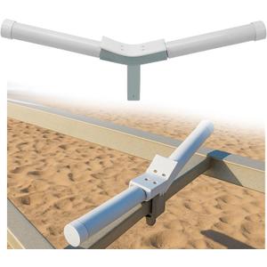 KUAFU Boat Trailer V-Guide Compatible with 3" x 3" Front Cross Member Galvanized on Center Support with Bracket&U-Bolts