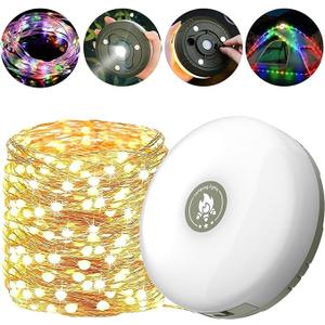 Camping Lights Multifunctional String Lantern with String Light(33Ft), IP44 Waterproof Camping Lamp
