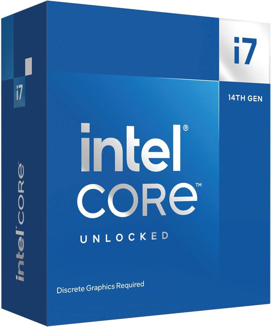 Intel Core i7-14700KF New Gaming Desktop Processor 20 cores (8 P-cores + 12 E-cores) - Unlocked
