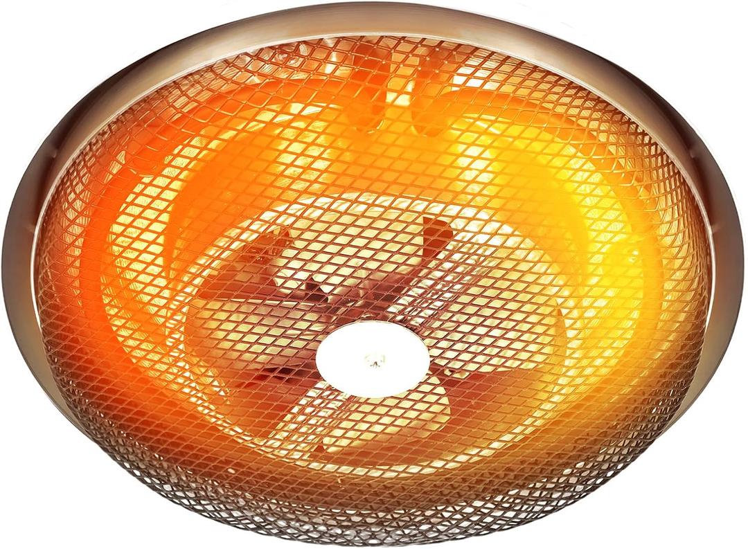 Bathroom Ceiling Heater, Replacement for Broan-Nutone 157 Ceiling Heater, 1280W Rapid Heating, with Overheat Protection, for Bathrooms, Kitchens, and Bedrooms, 