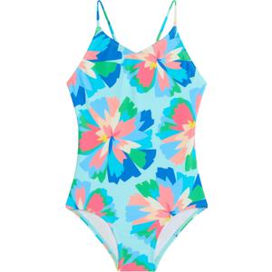 Kanu Surf Girls' Hurricane Beach Sport UPF 50 One Piece Swimsuit (3T, Kiana Blue)
