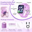 Smart Watch for Kids Girls Gift Age 3-12 with 39 Games Alarm Clock Camera Video Music Player Pedometer Flashlight 12/24 hr HD Touch Screen Kids Smart Watch Birthday Toys for 4 5 6 7 8 9 10 Year Olds