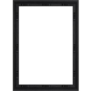 Abtgt 18x24 Canvas Floating Frame with 0.9" Deep, Black Floater Frame for Canvas Paintings with Adhesive, Vertical or Horizontal Wall Art frame for Prints Oil Painting Diamond Decor, 1 Pack.