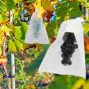 Cabilock Grape Protection Bags 50Pcs Waterproof Nursery Bags for Fruit Growth and Packaging Grow to Shield Grapes from Sun Rain and Birds 12.99X9.44 Inch