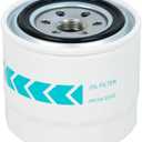 HH164-32430 Oil Filter Fits for Kubota L M KH KX RTV Seris Models L2800 L2850 L2900 L2950 L3000 L3010 L3130 M4900 M5700 M5140 MX4700 KX040-4 Replace HH16432430 17321-32430 122-0185 (set of 2)
