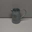 APSOONSELL Shabby Chic Metal Jug Vase Pitcher Flower Holder for Home Decoration