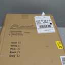 Fiqevs 3 Globe Mid Century Modern Floor Lamp for Living Room, Gold Floor Lamp with Frosted Glass Shade and LED Bulbs, Warm Light Standing Tall Pole Lamp for Bedrooms, Office - Antique Brass