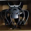 Flanagan 2 PCS Fireplace Fans, 6 Blades Stove Fan,7in Log Burner Fan Heat Powered Fireplace Fan for Wood Burning Stove/Log Burner/Fireplace(Include Magnetic Thermometer) (6 Blades)