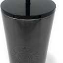 New Starbucks 2019 Black Silver Glitter Stainless Tumbler 24 oz