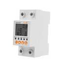 WiFi Circuit Breaker Smart Miniature Circuit Breaker - Single Phase AC85-300V 63A, Din Rail Mount, for Leakage, Over/Under Voltage and Over Current Protection (Top Input, Bottom Output)