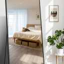 71"x30" Floor Mirror Full Length - Standing Mirror with Aluminum Alloy Frame, Large Body Mirror for Bedroom, Living Room, Wall Mounted or Leaning (Black)