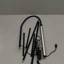 Floor Lamp, Bright Led Lash lamp for Eyelash Extensions, Dimmable Brightness and 3 Colors Lash Light, Adjustable Height for Makeup Light lash Bed(Black)