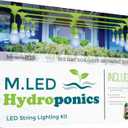Miracle LED Hydroponics LED Indoor Grow Light Kit - Includes 3 Ultra Grow Blue Spectrum 150W Replacement Grow Light Bulbs & 1 3-Socket Corded Fixture with SproutMatic Timer (4-Pack)