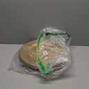 Okllen 12 Pack Plastic Gold Charger Plates, 13" Round Beaded Charger Plates for Wedding, Catering Event, Tabletop Decor