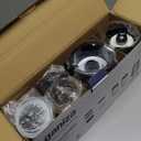 Ganiza Blender for Smoothies, 14Pcs Personal Blender for Shake and Smoothies for Kitchen with 3 Portable Cups (1x24oz & 2X17oz), Single Serve Smoothie Maker, Nutritious Recipe (Black Silver)