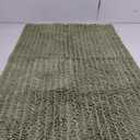 Grandaily Chenille Striped Bathroom Rugs 30x20, Extra Thick and Absorbent Bath Mats, Non-Slip Soft Plush Shaggy Shower Carpet, Machine Wash Dry, Bath Rug for Bathroom, Medium, Sage Green