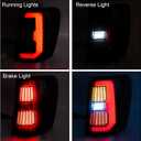 LED Tail Lights Assembly Fit for 1999-2004 Jeep Grand Cherokee Smoke Pair