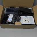 Adiding Solar Outdoor Lights, 2800LM LED Flood Lights with 16.4 Ft Cable, Remote Control Solar Motion Sensor Lights with 3 Modes, Solar Powered Security Lights for Outside Patio, Yard, Garage, 4 Pack