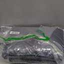 Magnetic Thermal Insulated Door Curtain Temporary Magnetic Screen Door Fits Door Size 36"X82" Thicker Layered Fabric Self Closing Curtains with Thicken Cotton for Winter Back/Front Doors (Gray)