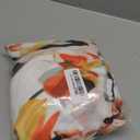 Remelon Womens Sexy Spaghetti Strap Deep V Neck Floral Boho Criss Cross Backless Chiffon Beach Party Long Maxi Dress (Small, Yellow)