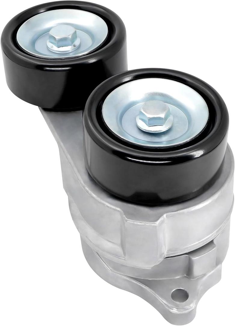 Belt Tensioner Assembly with Pulley, Compatible with 2003-2012 Honda Accord, 2005-2010 Odyssey, 2005-2008 Pilot, 2006-2011 Ridgeline & Acura MDX, RL, TL, ZDX, Replace# 04317RCA305